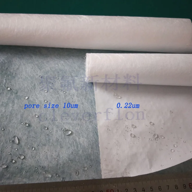 W230 L260 mm hydrofóbny plyn Priepustný mikroporézny rozšírený film PTFE