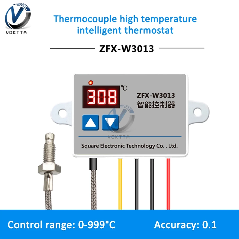 W3013 Digitálny displej Termostat prepínač K Termočlánok 1M AC 110V 220V Termoregulátor Termoregulátora Termoregulátor Termoregulátor