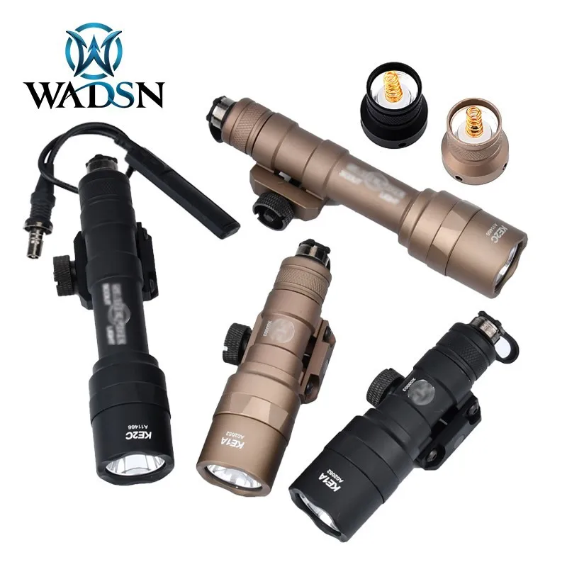 Wadsn Airsoft Surefir M300C M300B Mini Scout Light M600U Weapon Light Rifle AR15 HK416 M4 Huncing LED baterka Lanterna Torch