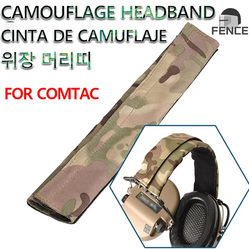 WADSN Tactical Headset Camo Headband (CP) pre C Serie Airsoft pre slúchadlá Hunting Headts