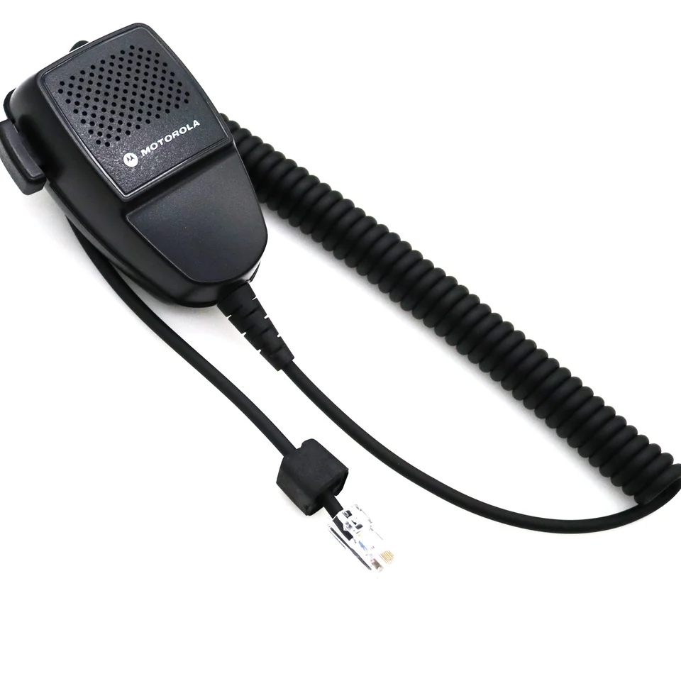 Walkie Talkie 8-kolíkový reproduktor Mic Handheld Microfone pre Motorola GM300 GM338 CDM750 GM950 Mobilné rádio GR500 CDM1550-L