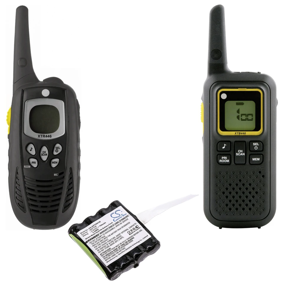 Walkie-Talkie batéria pre Motorola TlKR-T3, TLKR-T5, TLKR-T6, TLKR-T7/T8, TLKR-T80, XT180, XTB446, XTK446, XTR446, IXNN4002A, IXN4002B