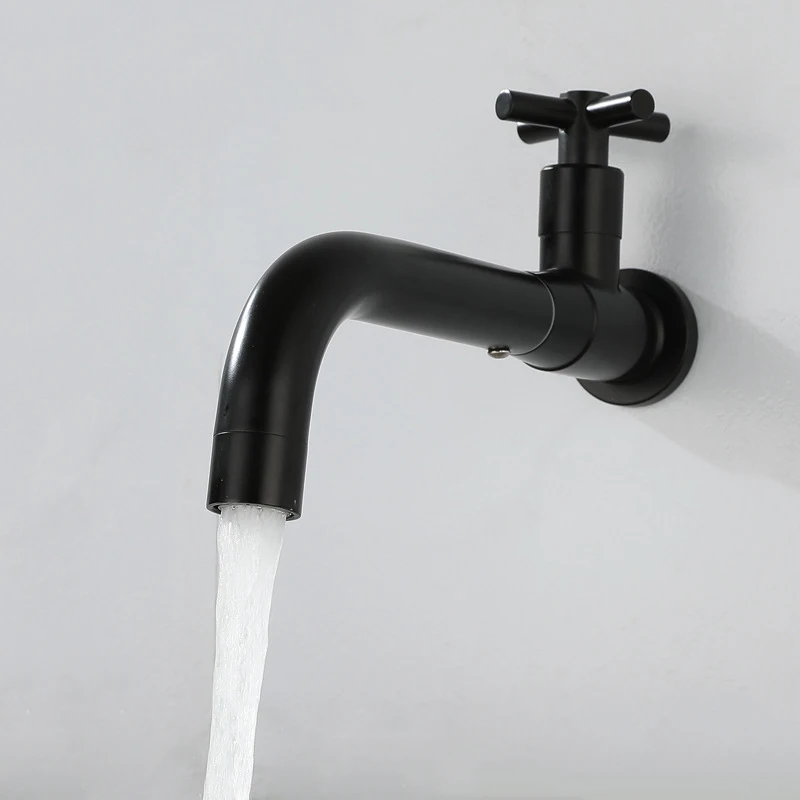 Wall Mount Basin Faucet Outdoor Garden chrlk mop bazén Tap Wast Faucet Single Cold Water Kúpeľ
