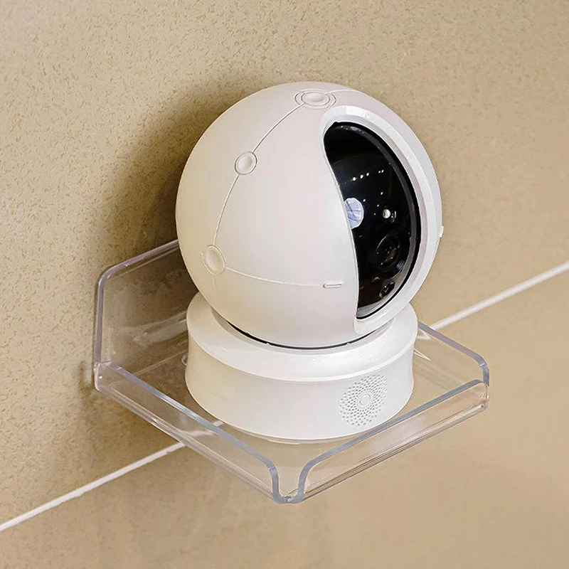 Wall WiFi Router Poličky TV set-top držiak na stenu na stenu monitorovanie kamery Clear Storage Rack bezrčite bez vŕtačky