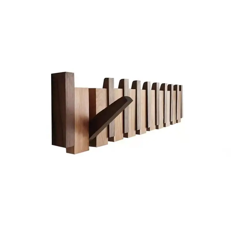 Walnut a Buk skrytý dekoráciu stena zavesenie riadku Hook Hák Imation Imitácia klavíra dizajn dverí stojan na kabát Minimalista