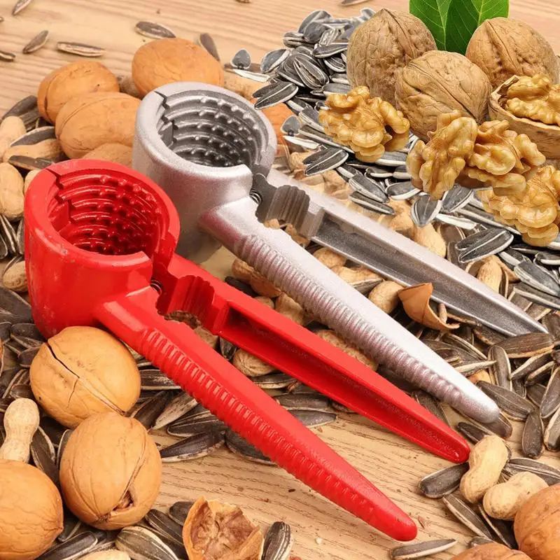Walnut Cracker s nekĺzavou rukoväťou robustný slnečnicový štiepkový kuchynský orech Multifunkčný orech s slnečnicou orech