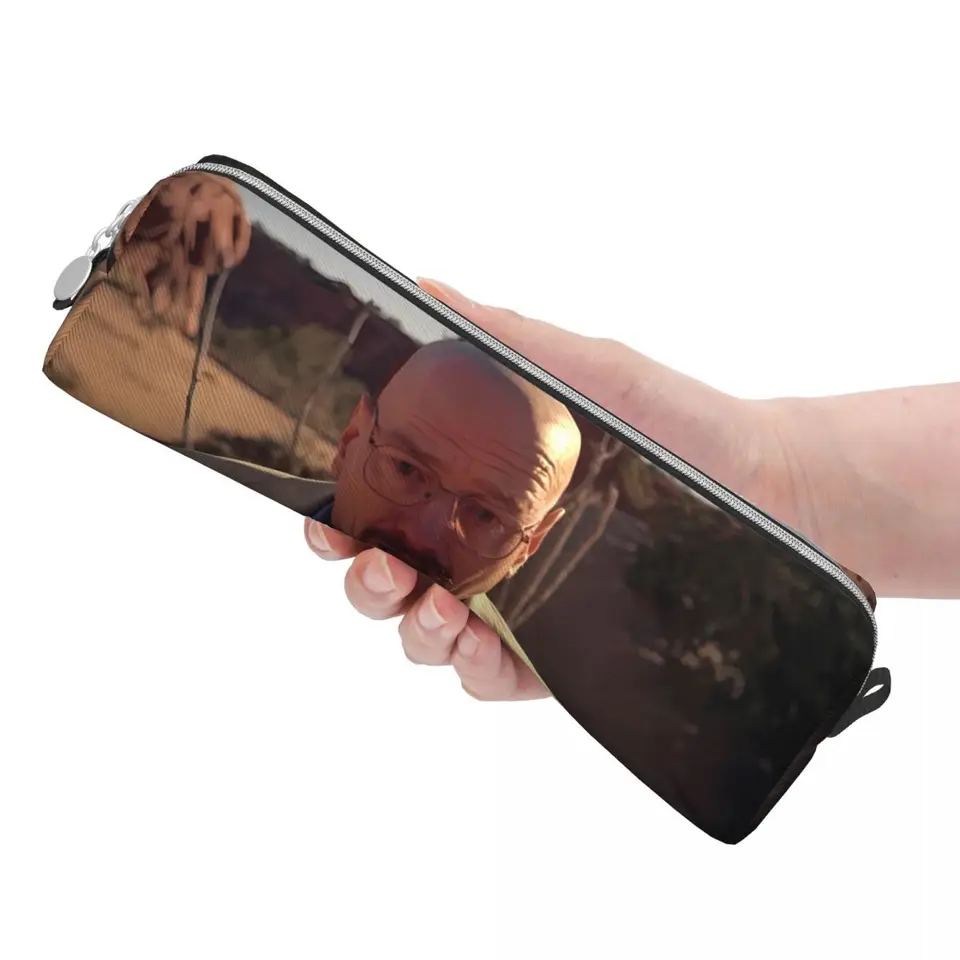 Walter White Meme Cencil Case Cool Pu Leather Box Dieť