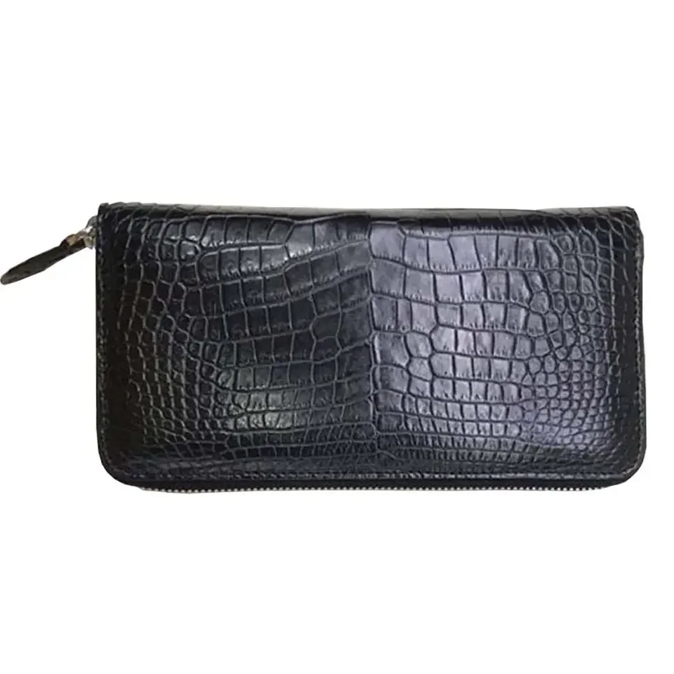 Wanexing tcrocodile taška samec dlhá peňaženka voľný čas na zips