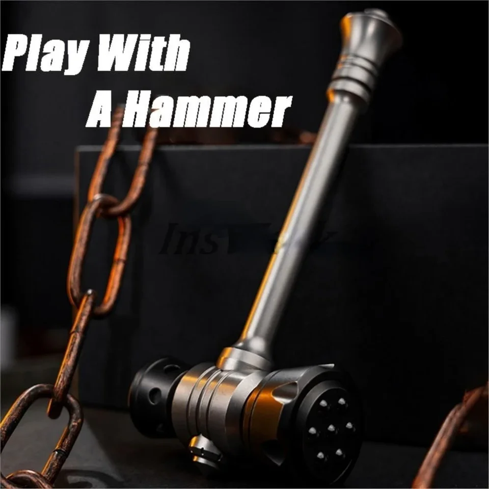 Wanwu EDC 145 mm vonkajšie vybavenie Originálne hranie s Ratchetom prerušovača kladiva Wanwu EDC Button Spinner