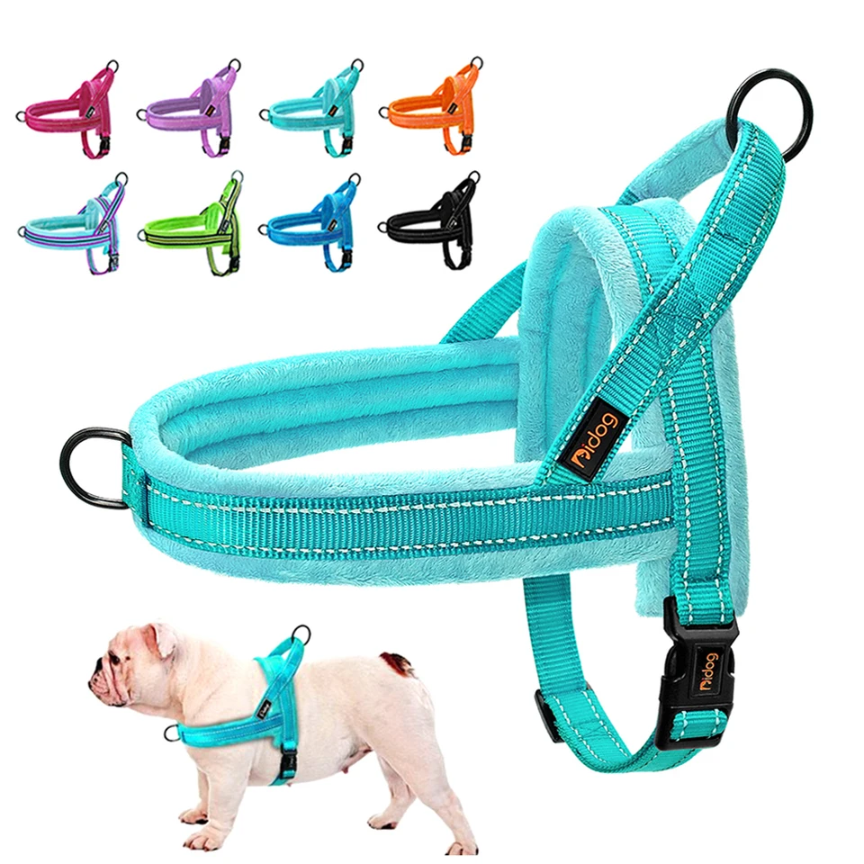 Warm Dog Postroj vesty zimné psie zväzky z mäkkých čalúnených domácich postrojov