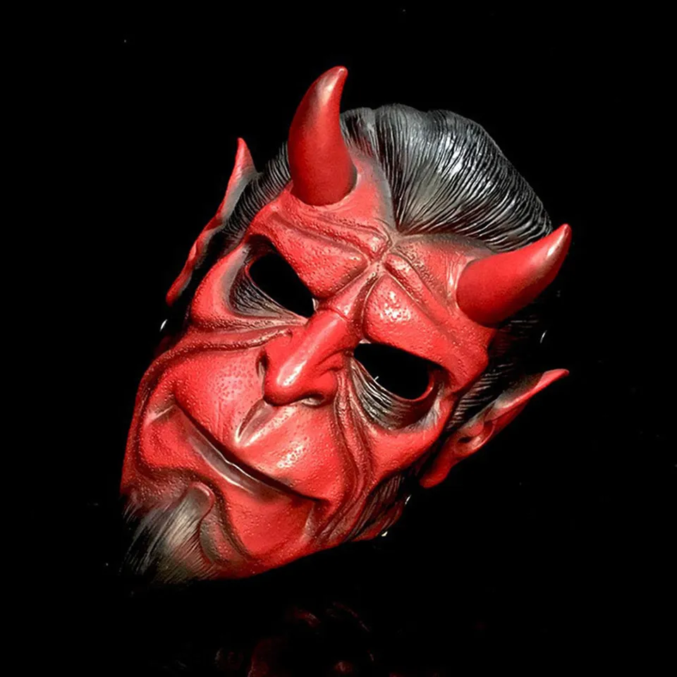 Warrior Hell Demon Cosplay maska ​​Halloween Party Reaper Ghost Head Mask