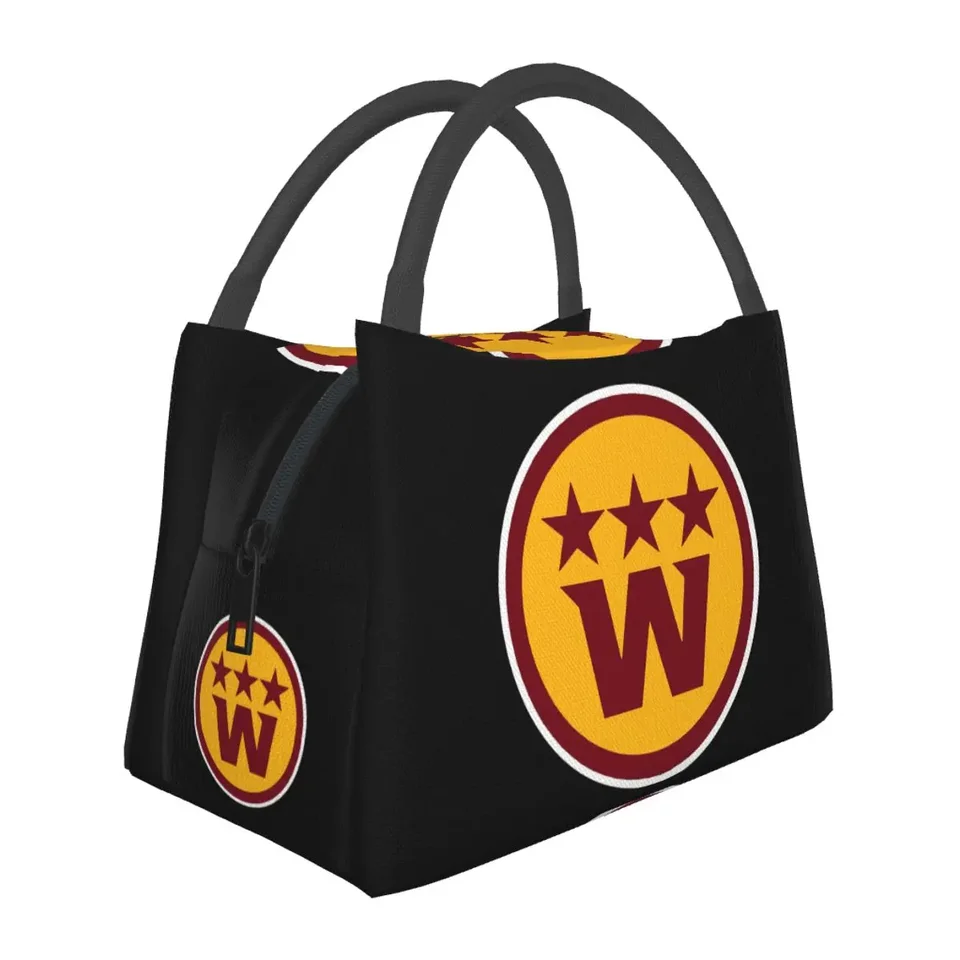 Washington Generáli futbalové tímy logo obedné tašky izolované bento box obed piknikové tašky chladnejšie tepelná taška pre ženy