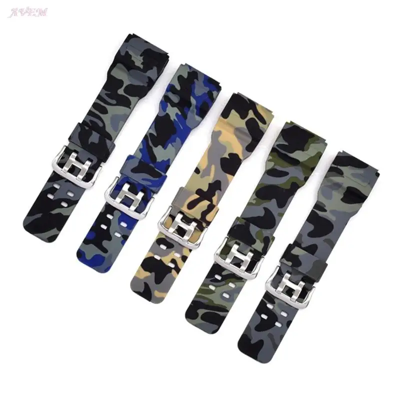 WatchBand for Casio GG-1000/GWG-100/GSG-100 G-SHOCK CAMUFLAGE GUMBER HODNOTENIE PLAPOVÝCH SAPOVÝ