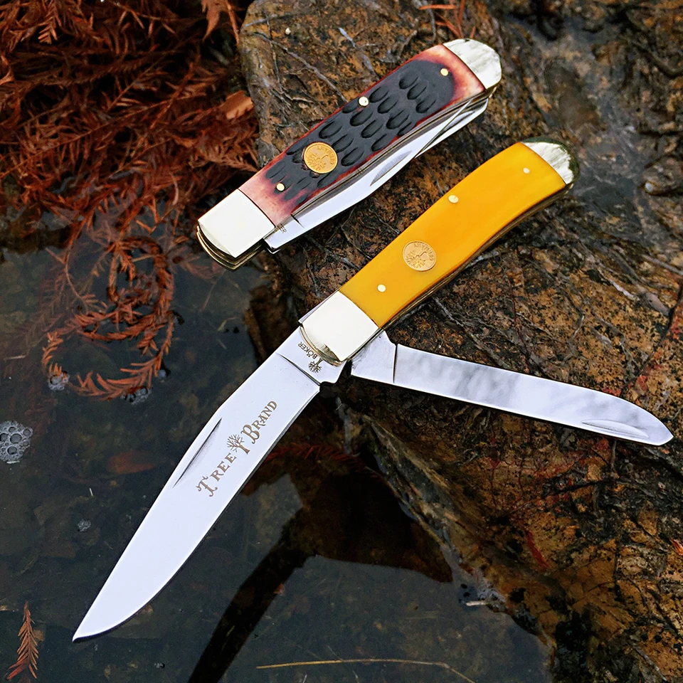 Watchman nôž kosť kosti kĺbový kĺb Multi Blade Skladacie vreckové nože klasický tradičný strom vysokokvalitný