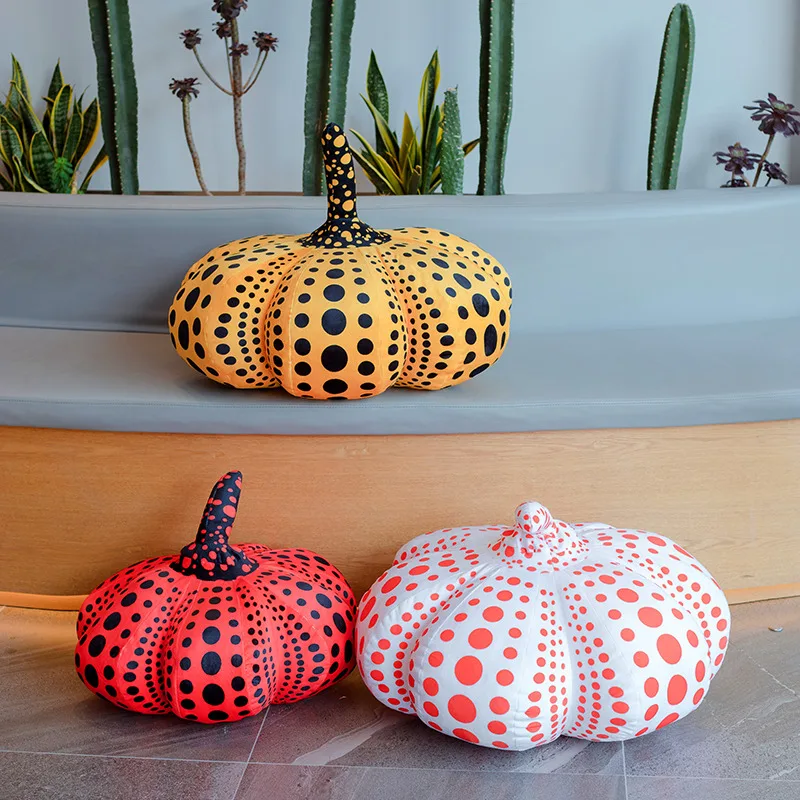 Wave Point Pumpkin Toy Yayoi Kusama Rovnaký tekvicový hod vankúš