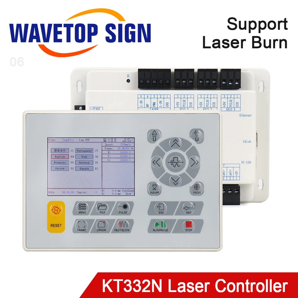 Wavetopsign CO2 laserový ovládač riadiaca doska pre CO2 laserové gravírovacie strih