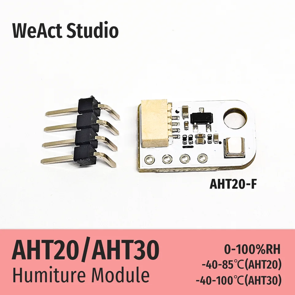 WeAct Digital Teplota a vlhkosť senzor AHT20-F AHT30 AHT20 MODUL MINI