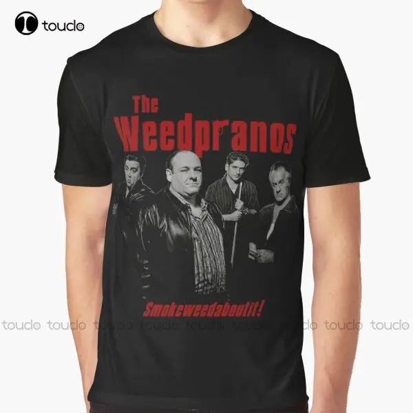 Weedpranos Sopranos Tričko Chladiace košele pre mužov Custom Aldult Teen Unisex Digital Tlač Tee tričko XS-5XL Nový