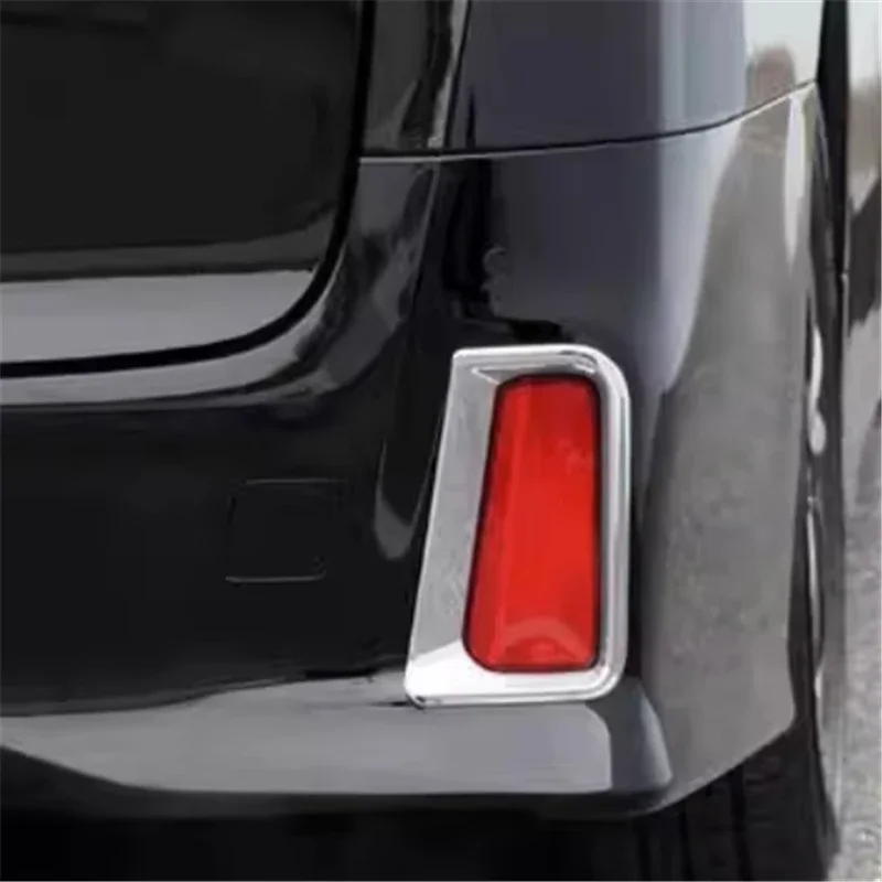 Welkinry pre Toyota VellFire AH30 2. generácia 2015-2019 Alphard ABS Chrome Car Tail Tail zadná hmlová lampa Light Cover Tin