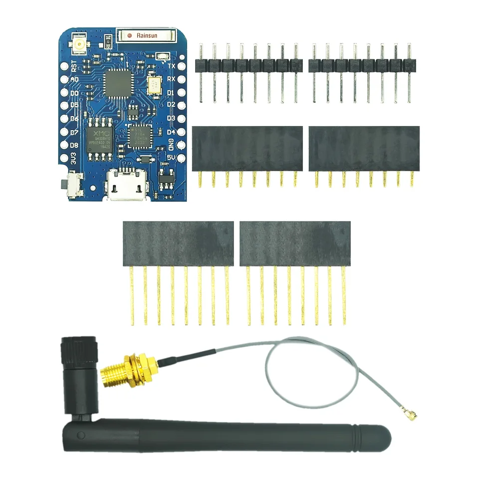 Wemos D1 Mini Pro 4M 16M bajty externá anténa konektor Nodemcu založená na ESP8266 ESP-8266EX CP2104 WIFI Vývojová doska Micro Micro