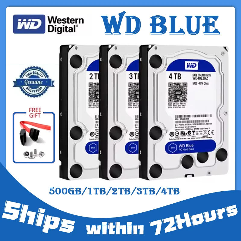 Western Digital WD Blue 1TB 2TB 3TB 4TB 3,5 