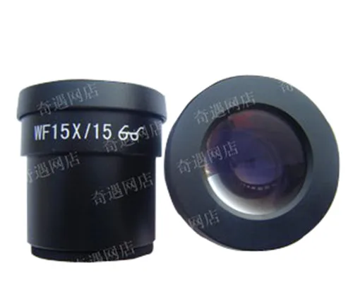 WF15X 15 mm zorné pole Zoom Stereo Mikroskop High Eyepoint EyePot Eyepiece Lens s montážnou veľkosťou 30 mm