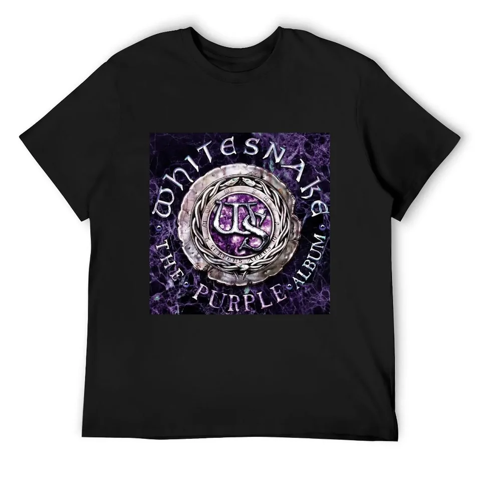 Whitesnake Purpurové tričko rýchle sušenie košele na mieru tričko Slim Fit tričká pre mužov