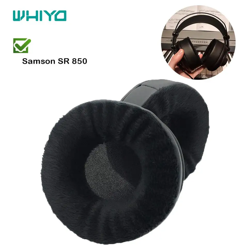 Whiyo 1 pár uší vankúšiky pre Samson SR850 SR-850 Slúchadlá vankúša kryt
