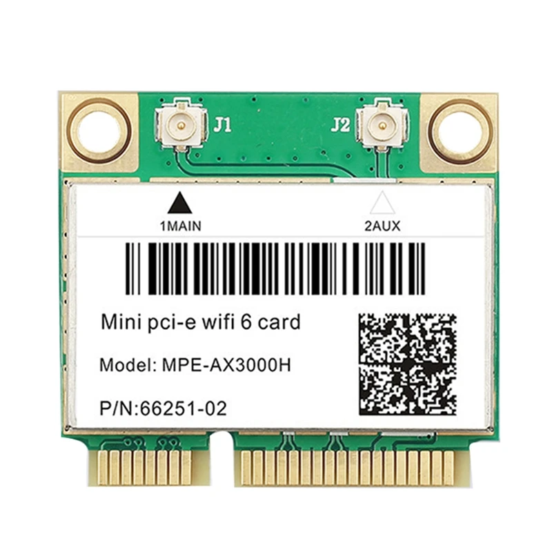 WiFi 6E AX3000H Wireless WiFi Sieťová karta BT 5.2 pre Mini PCIe Wi-Fi adaptér pre stolný/laptop Win10