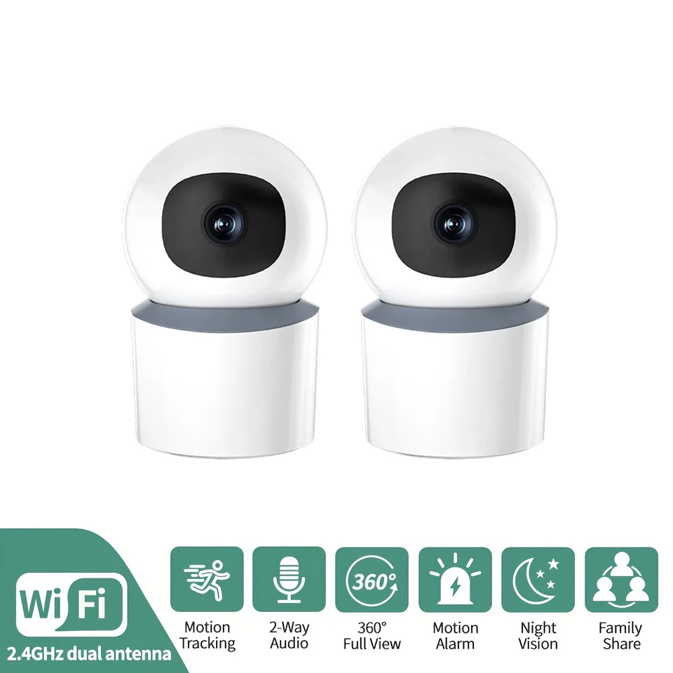 WiFi Indoor Pan/Tilt Smart Security Camera 4MP HD Infračervená nočná detekcia zvuku Monitor Monitor panoramatických hliadkových kamier