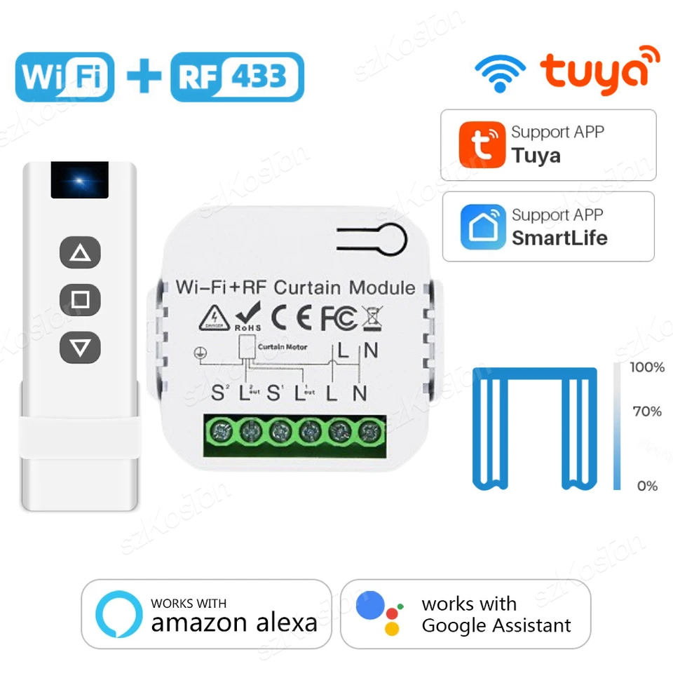 WiFi RF433 SMART CONCAIN SWITNE