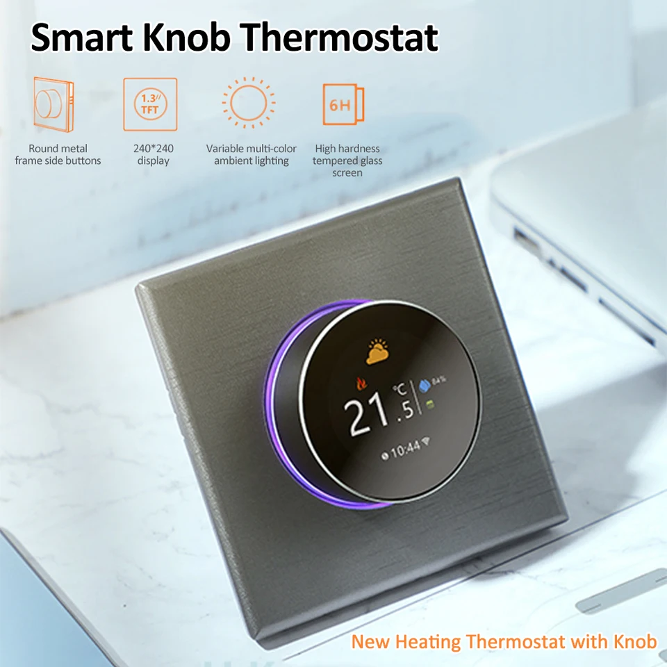 WiFi Smart Thermostat Plynový kotol voda zohrieva termostat podsvietenie/teplota/senzor/časová teplota Kalibrácia nastavenia kalibrácie