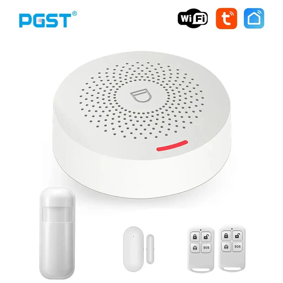 WiFi tuya domáci alarmový systém 433 MHz zabezpečenie zabezpečenia zabezpečenia Alarm inteligentný život App ovláda bezdrôtový domáci alarm