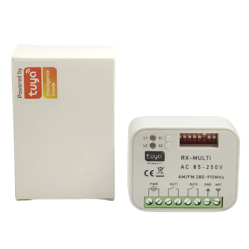 WiFi tuya Multi prijímač 300 MHz až 868 MHz Multifrekvenčný prijímač široké napätie Viacnásobné frekvenčné zariadenie ON/OFF