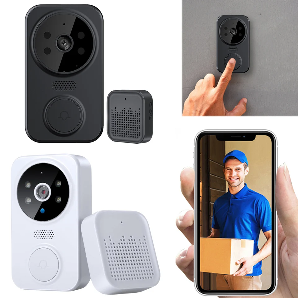 WiFi Wireless Video Dverne Bell s dvojcestným zvukovým bezdrôtovým vizuálnym vizuálnym interkomom