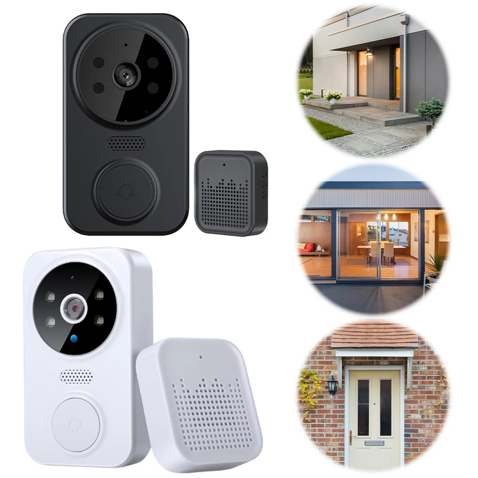 WiFi Wireless Video Dverne Bell s dvojcestným zvukovým bezdrôtovým vizuálnym vizuálnym interkomom