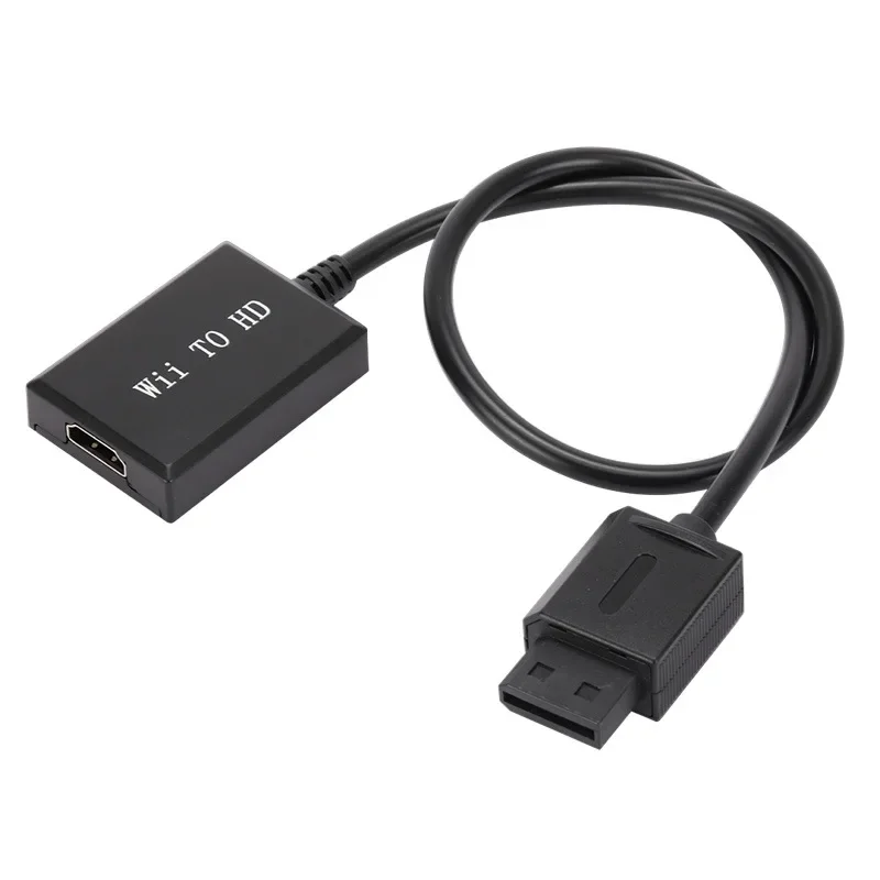 Wii na HDMI kompatibilný adaptér Prevodník kábla HD 1080p Wii na HDMI kompatibilný video zvukový adaptér Podpora Wii pre displej HDTV