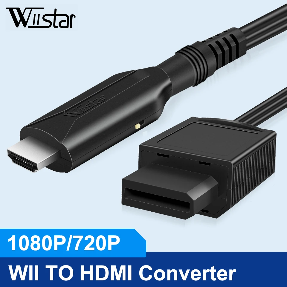 Wii na HDMI -komplexný kábel prevodníka Wii2HDMI pre HDTV Monitor Display Wii to HDMI adaptér HD 720p/1080p