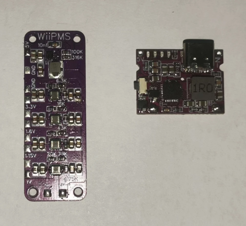 Wii prenosný DC Power System PCB doska Wii PMS