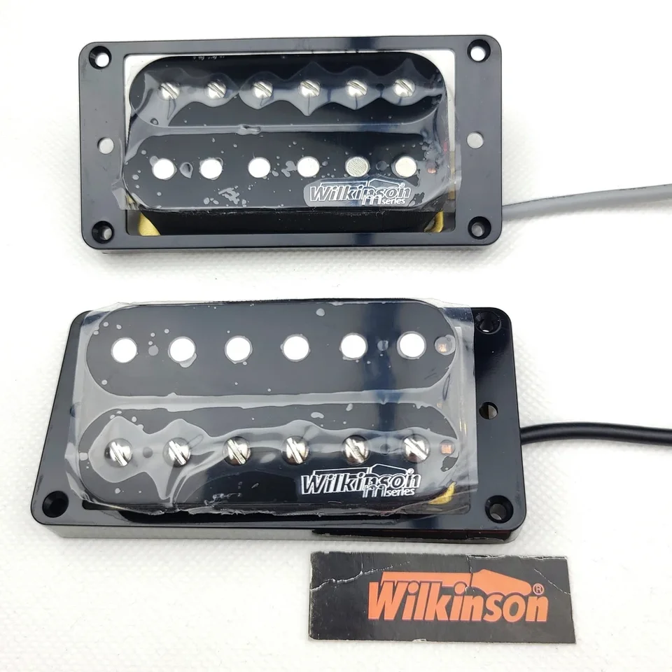 Wilkinson Wohhb Black Open Double Coil Electric Guitar Humbucker Pickups (Most & Crck pár)