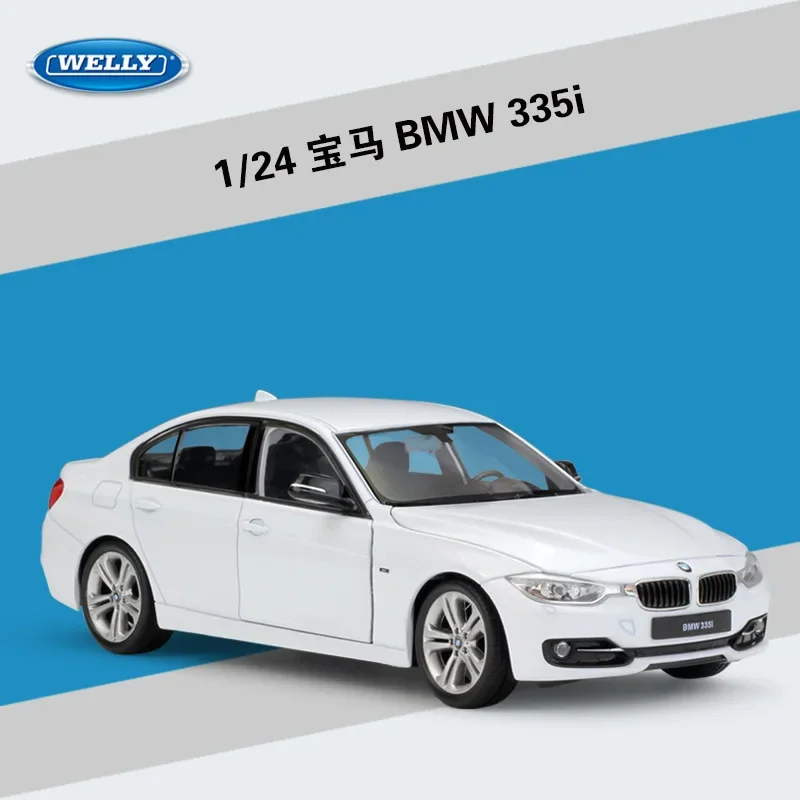 Willie Welly 1:24 BMW 3-séria sedan 335i zliatiny Model Model Collection Gift