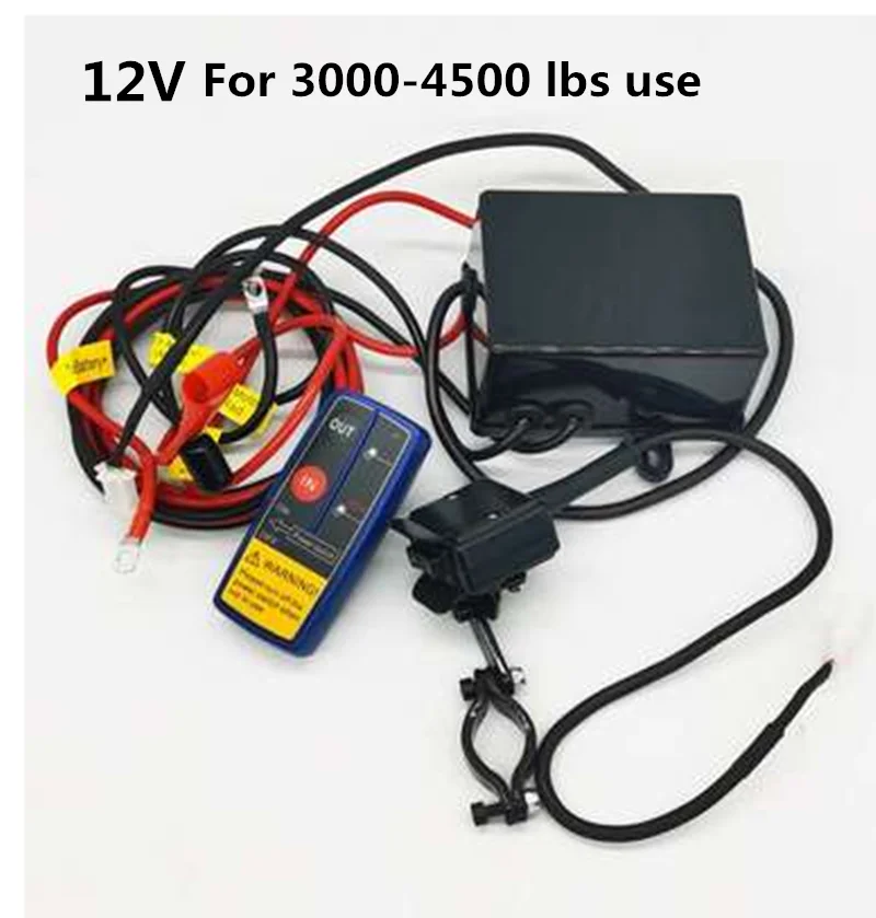 Winch Control Box s bezdrôtovým diaľkovým ovládačom relé relé doplnky