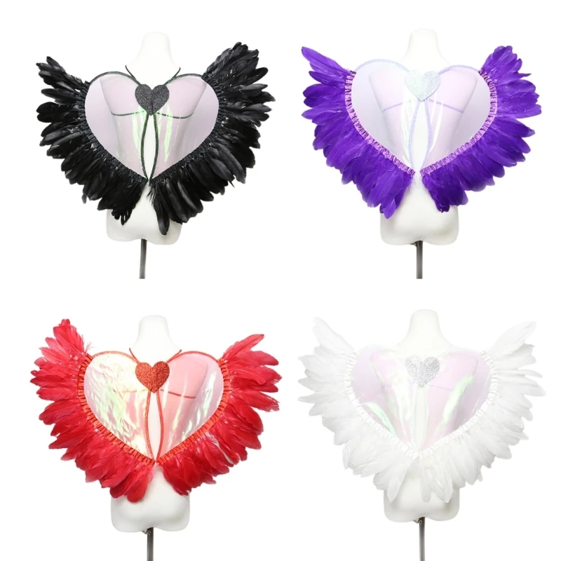 Wings Wings Wings Wings s elastickými popruhmi Halloween kostýmové krídla pre ženy dievčatá Cosplay rozprávkové krídla kostýmy
