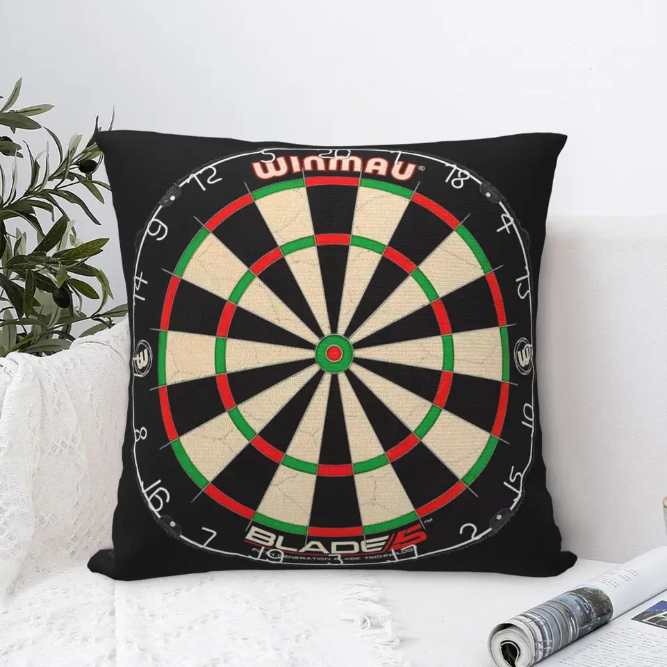 Winmau Blade 5 Dartboard Square Square vankúš Polovu vankúšový vankúš vankúši