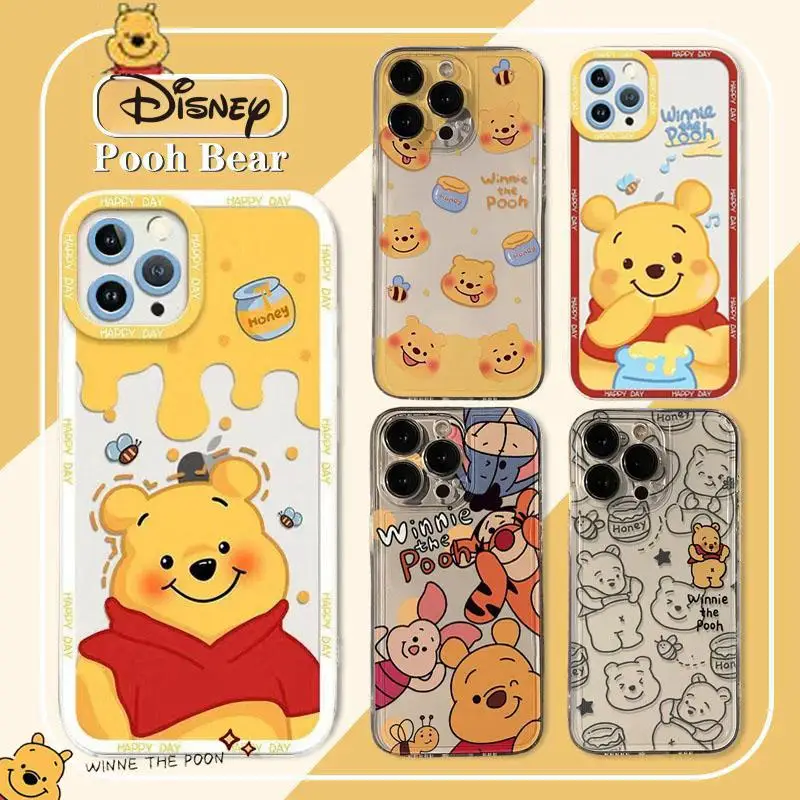 Winnie Pooh Bear Case pre Huawei P30 Pro Honor 90 Lite X9A X9B X8B X7B 20 Nova 3i 5t 7i 6se 7se 9se Y9 2019 Prime Cover Disney Disney