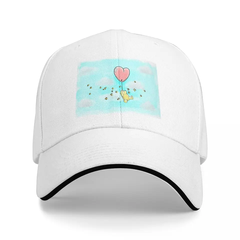 Winnie the Pooh Cap Fashion Casual Baseball Caps nastaviteľný klobúk hip hop letné unisex baseballové klobúky prispôsobiteľné polychromatické polychromatické