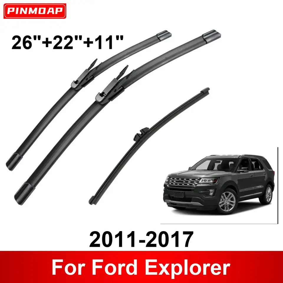 Wiper 3ks pre Ford Escape Mk3 Kuga Mk2 C520 2013-2019 Čepele predného zadného stierača Čepele Automatické príslušenstvo 2013