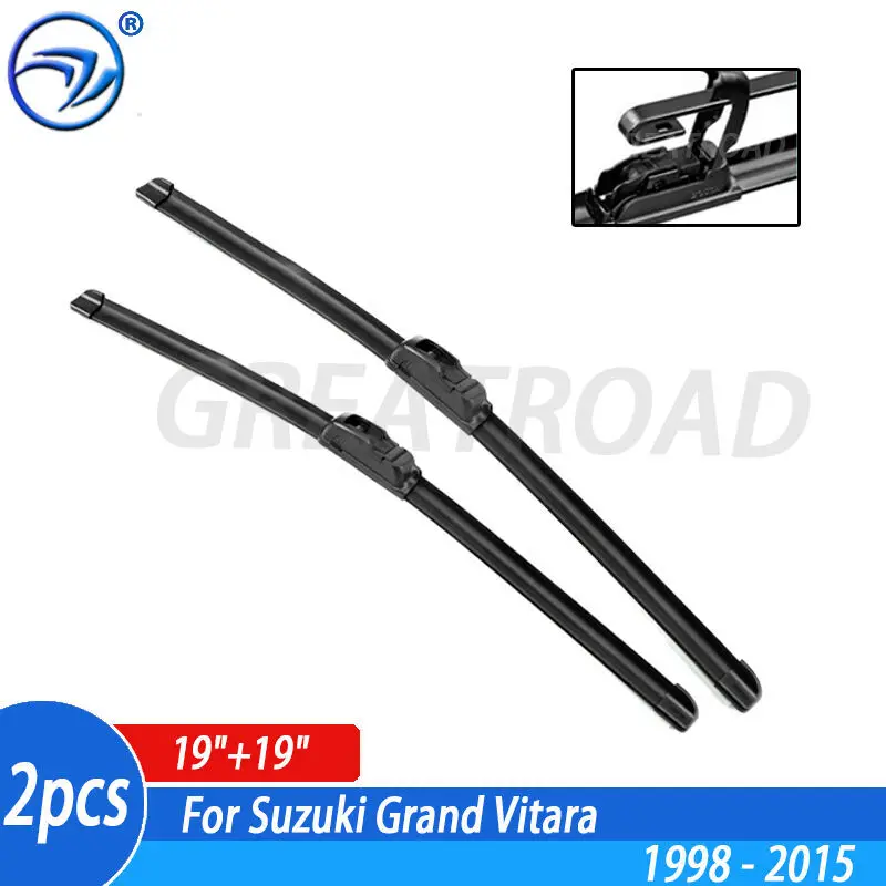 Wiper LHD Front Wiper Blades pre Suzuki Grand Vitara 1998 - 2015 čelné sklo predného okna 19 