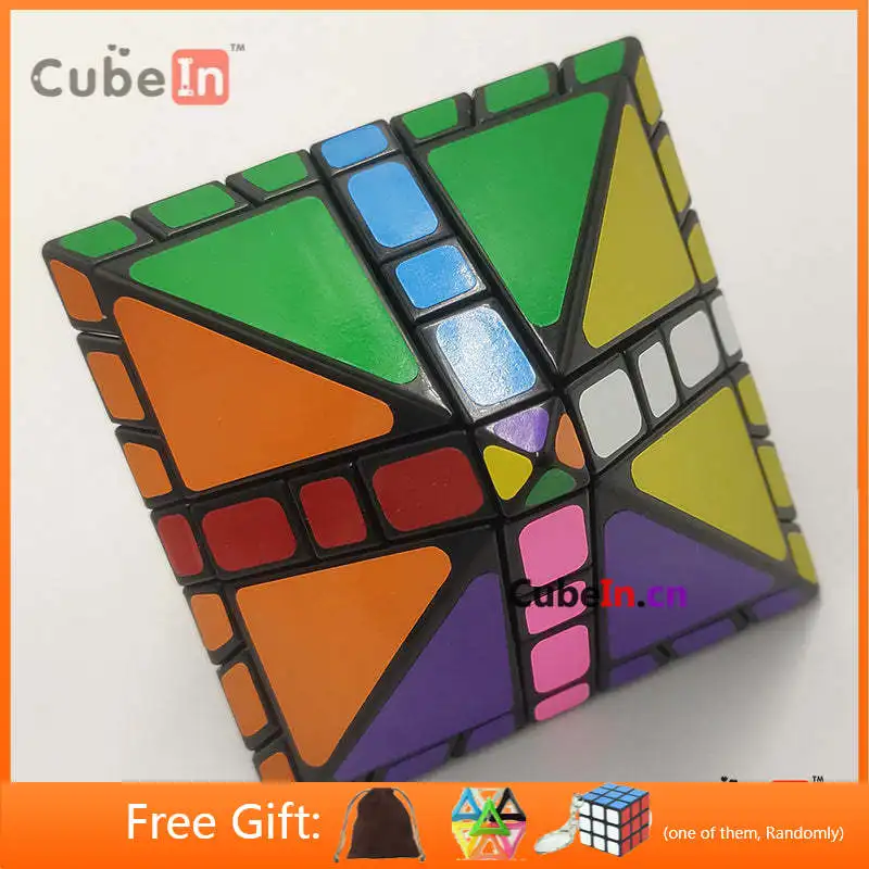 Witeden Octahedron 30 ° mixup i puzzle kocka vzdelávací hračkový darček nápad X'mas narodeniny