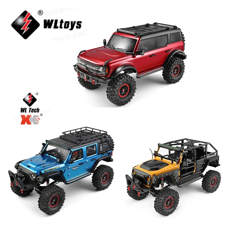 WLToys 1:10 104020/104026/104010 RC CAR S Electric Winch Professional 4WD OFFORE TREATICKÉ VOZIDLO 2.4G Hračky pre diaľkové ovládanie